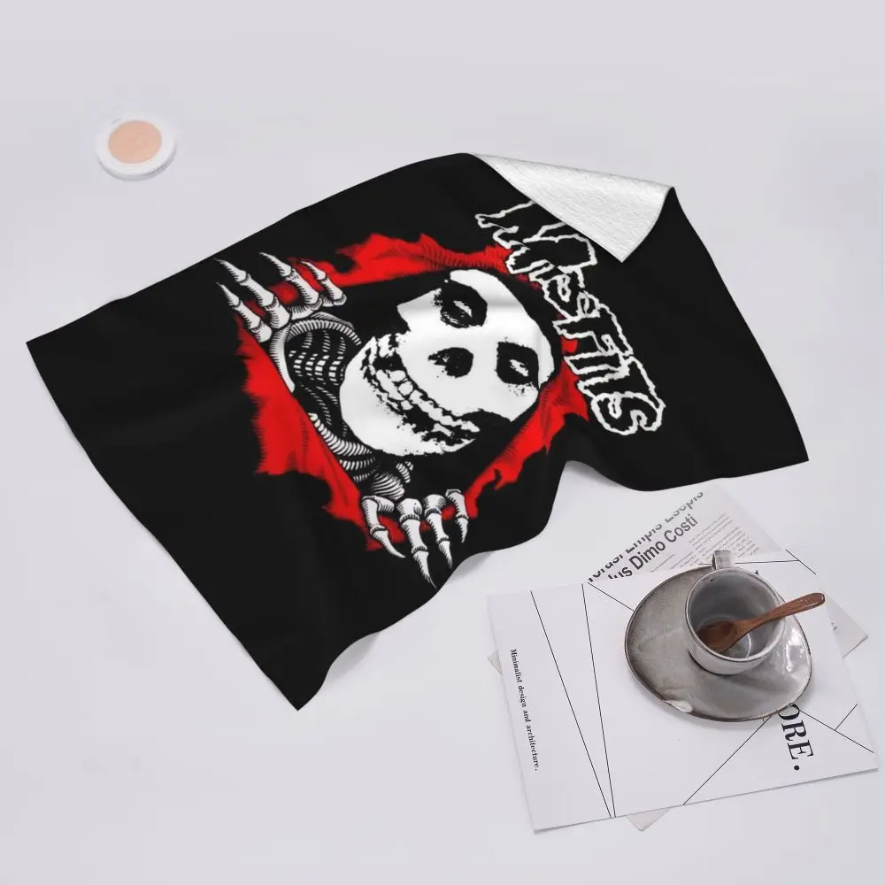Horror Punk Rock Band Misfits Towel Cotton Travelling Swimming Camping Towels