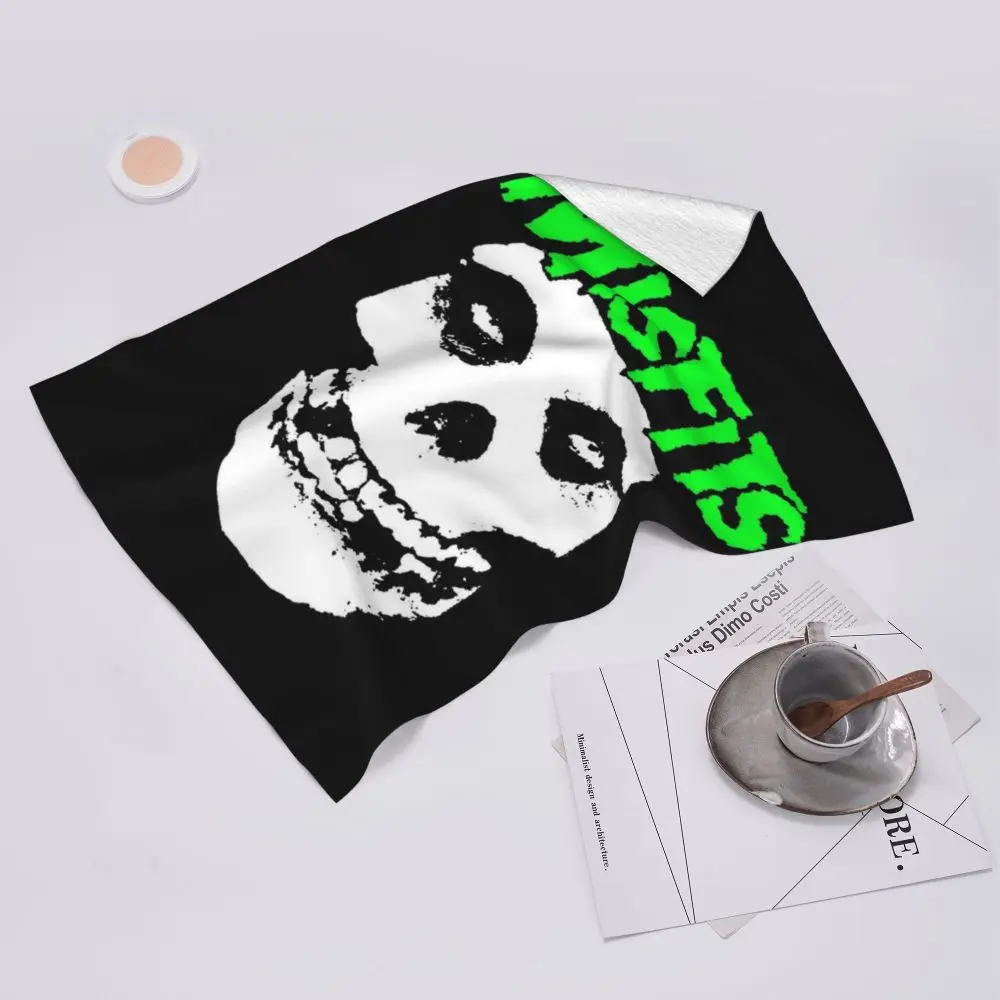 Horror Punk Rock Band Misfits Towel Cotton Travelling Swimming Camping Towels
