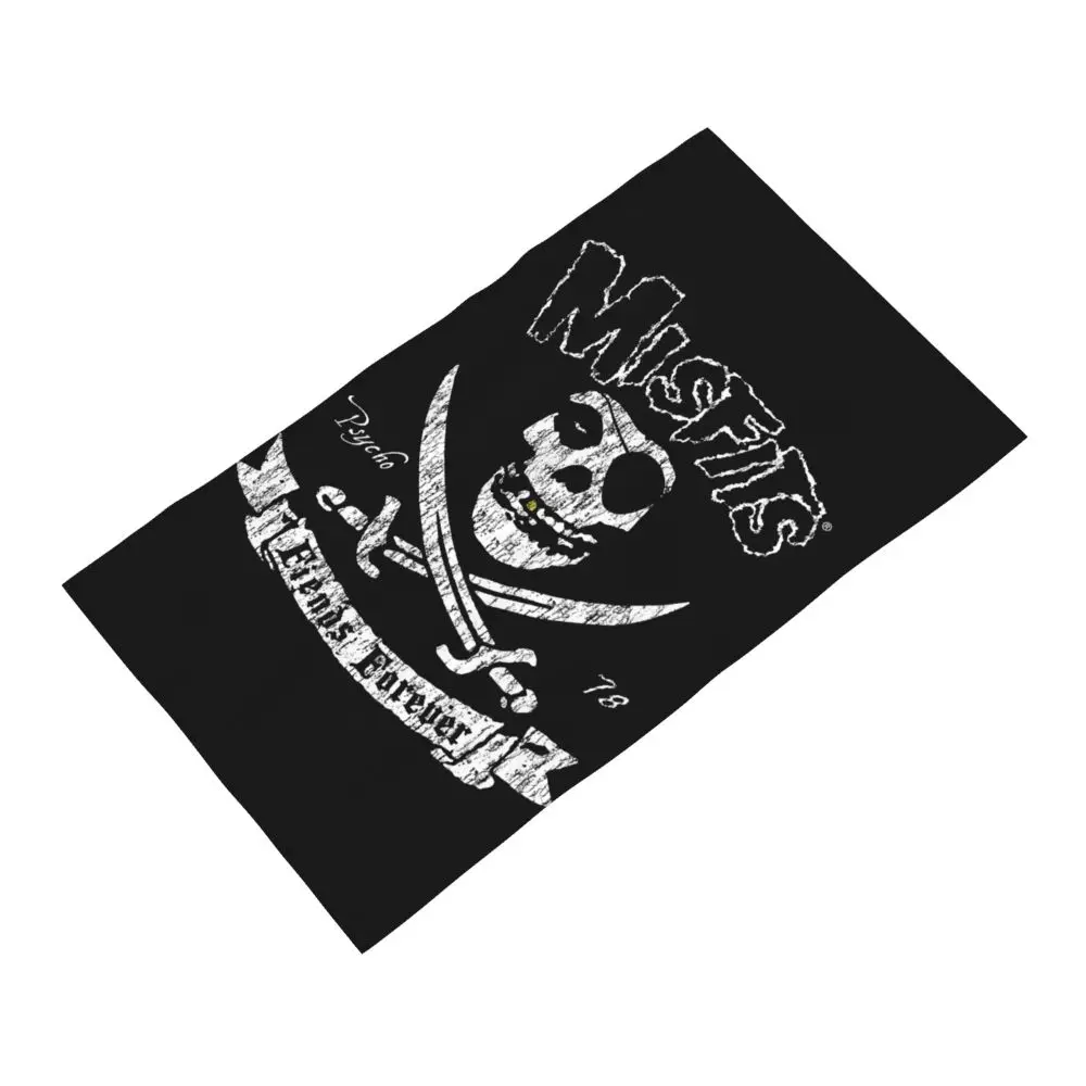 Horror Punk Rock Band Misfits Towel Cotton Travelling Swimming Camping Towels