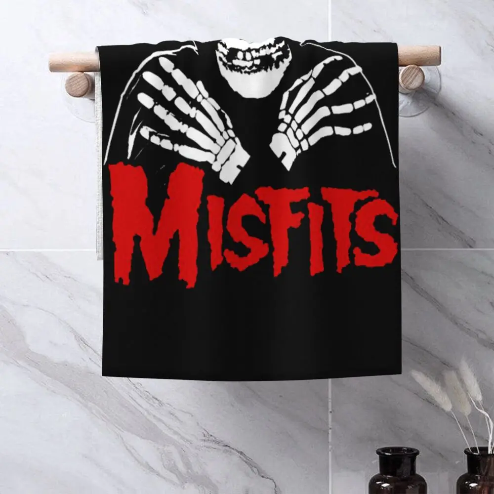 Horror Punk Rock Band Misfits Towel Cotton Travelling Swimming Camping Towels