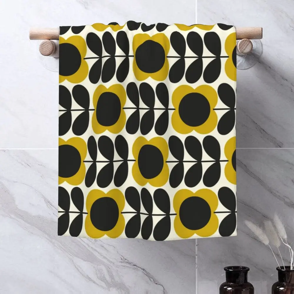Orla Kiely Flower Face Towel Personalized Super Soft Cotton Bath Towels