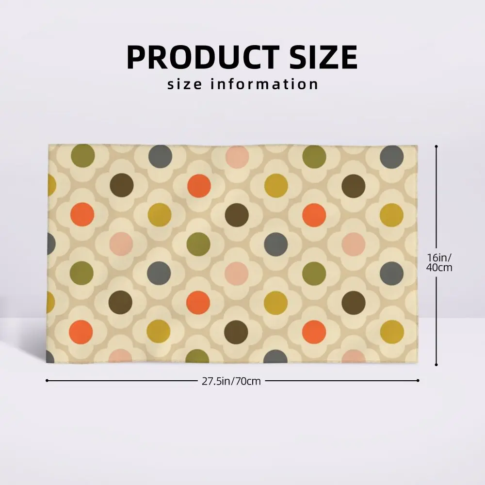 Orla Kiely Flower Face Towel Personalized Super Soft Cotton Bath Towels