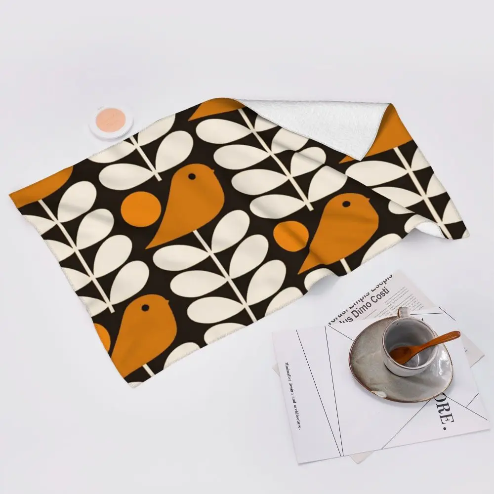 Orla Kiely Flower Face Towel Personalized Super Soft Cotton Bath Towels