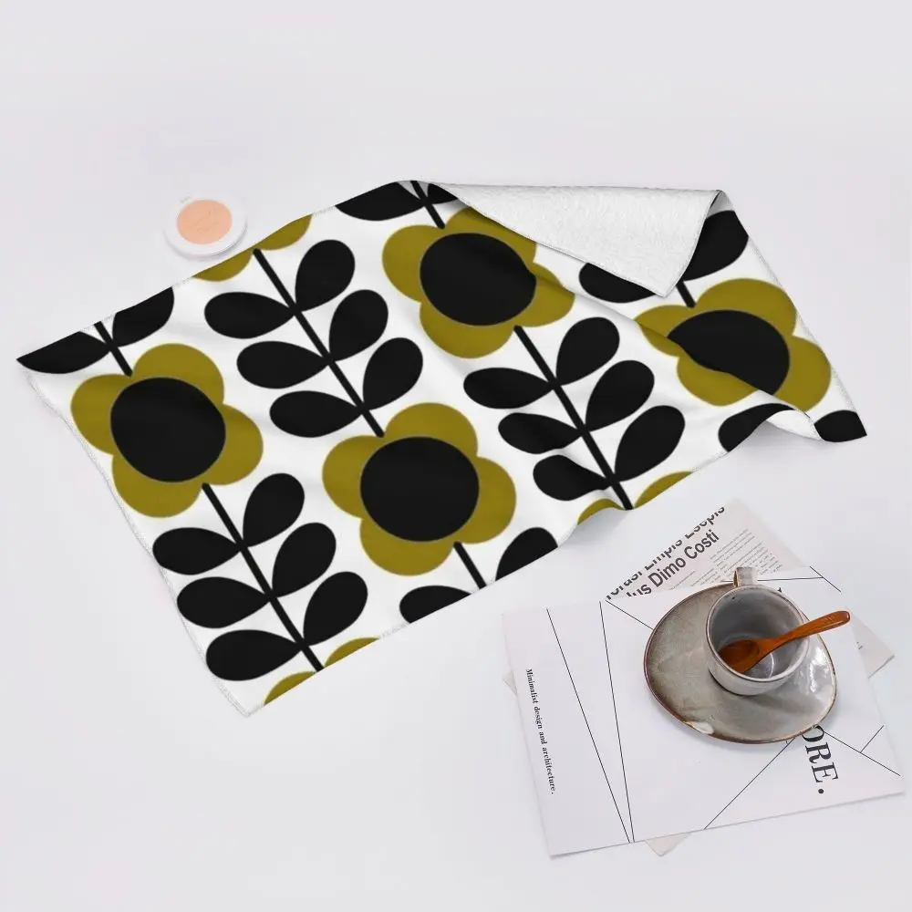 Orla Kiely Flower Face Towel Personalized Super Soft Cotton Bath Towels