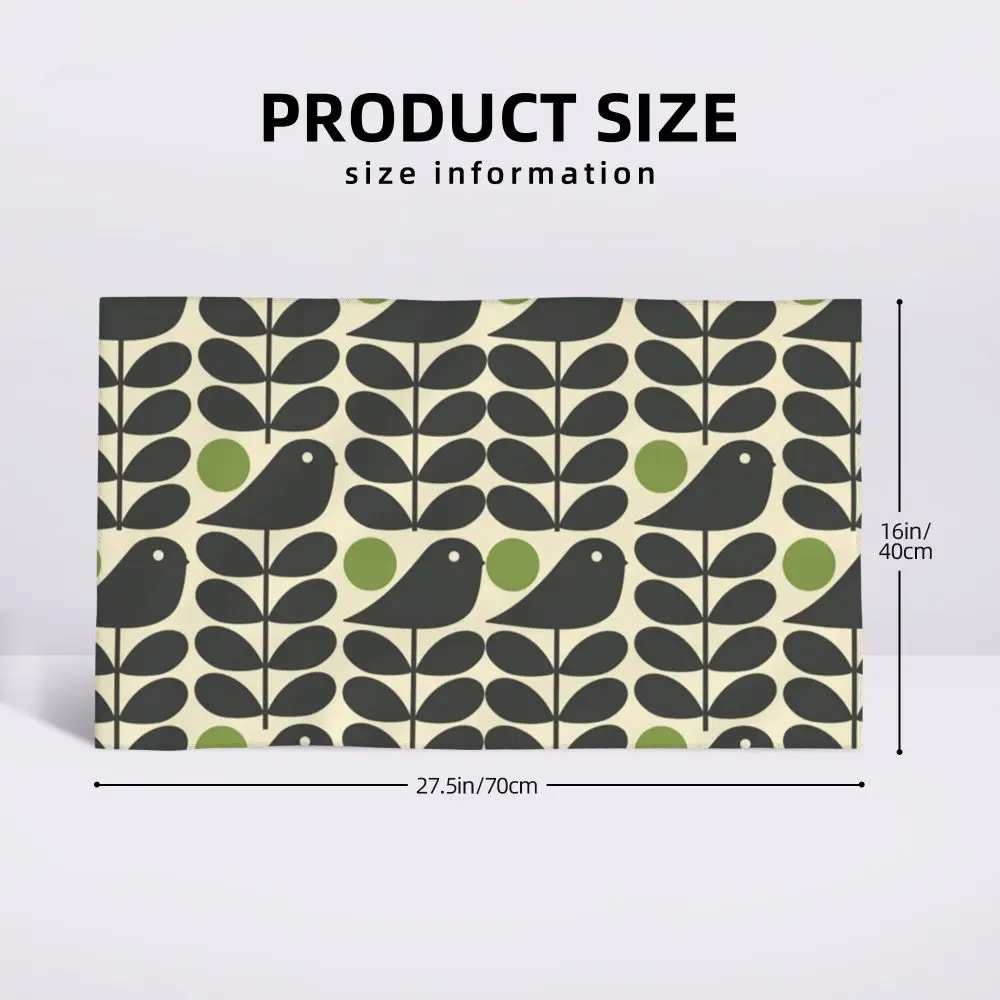 Orla Kiely Flower Face Towel Personalized Super Soft Cotton Bath Towels