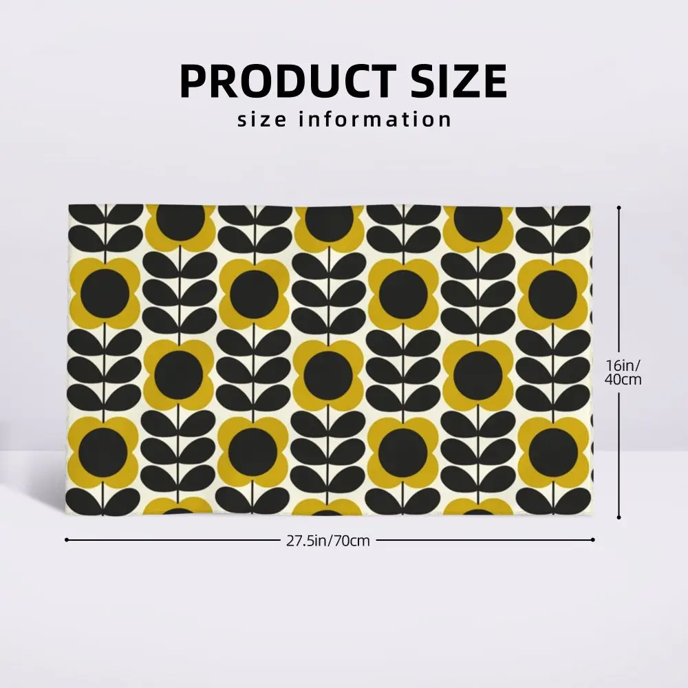 Orla Kiely Flower Face Towel Personalized Super Soft Cotton Bath Towels