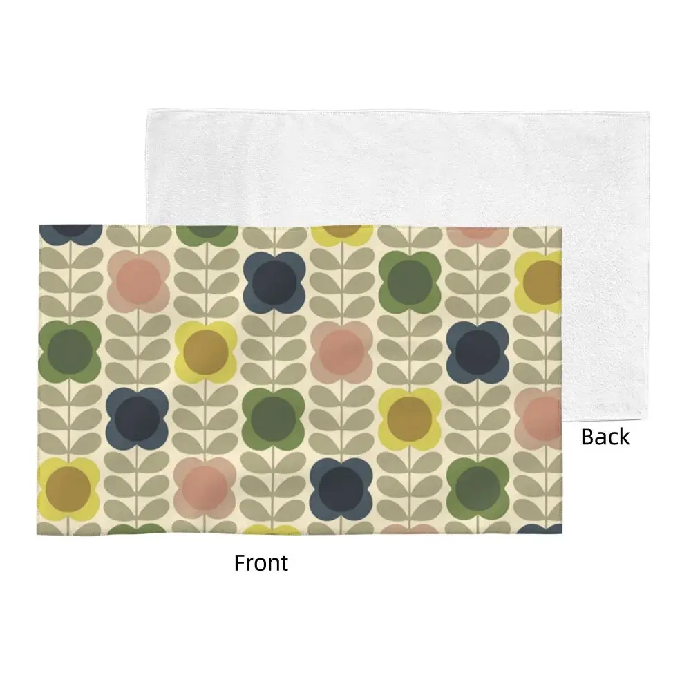 Orla Kiely Flower Face Towel Personalized Super Soft Cotton Bath Towels