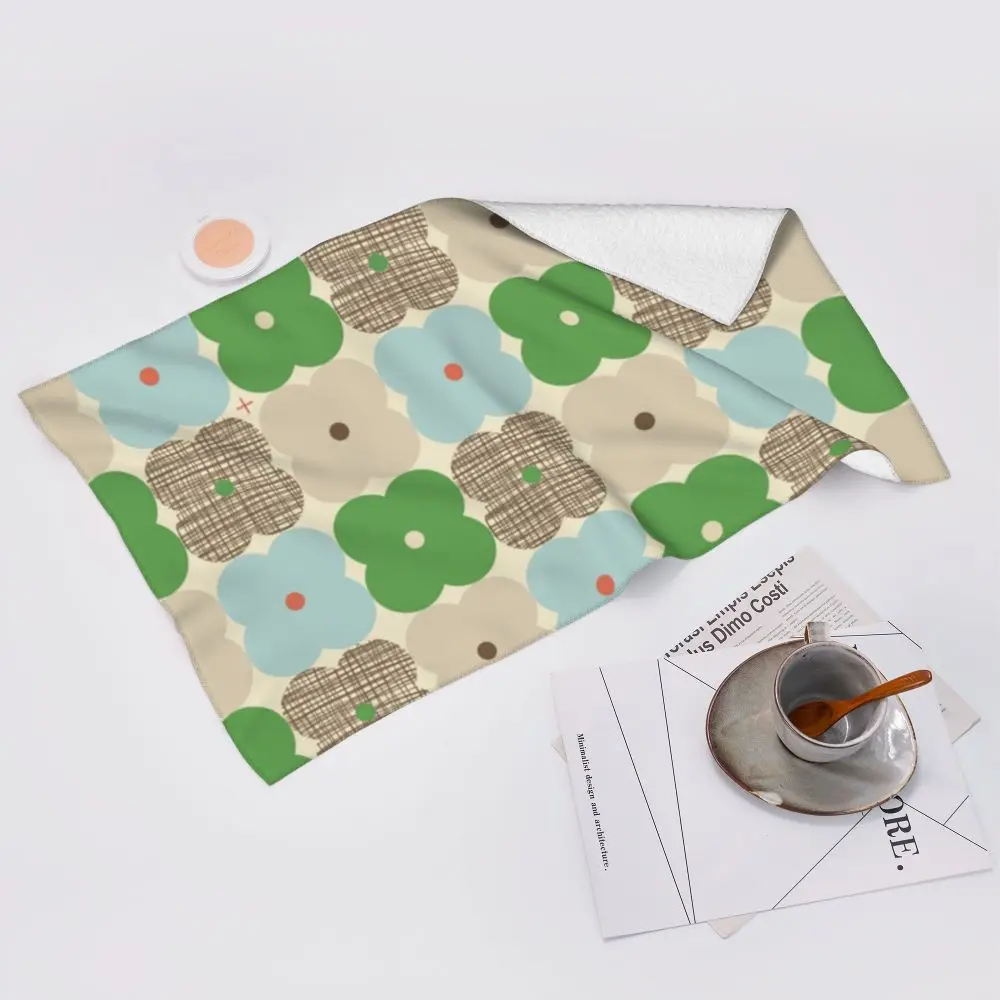 Orla Kiely Flower Face Towel Personalized Super Soft Cotton Bath Towels