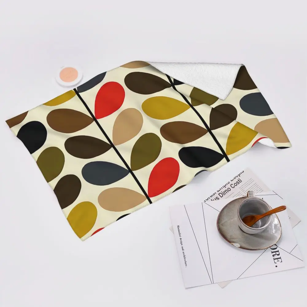 Orla Kiely Flower Face Towel Personalized Super Soft Cotton Bath Towels