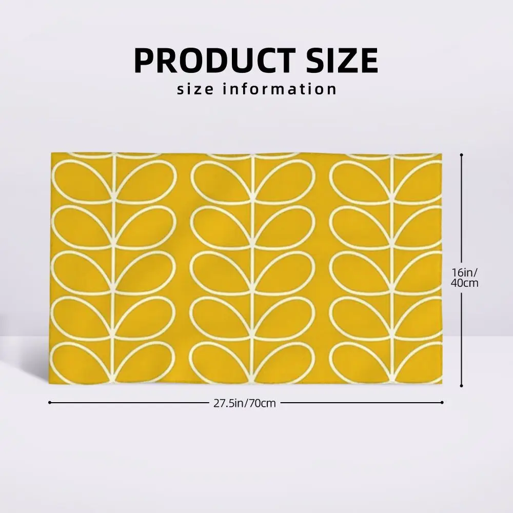 Orla Kiely Flower Face Towel Personalized Super Soft Cotton Bath Towels