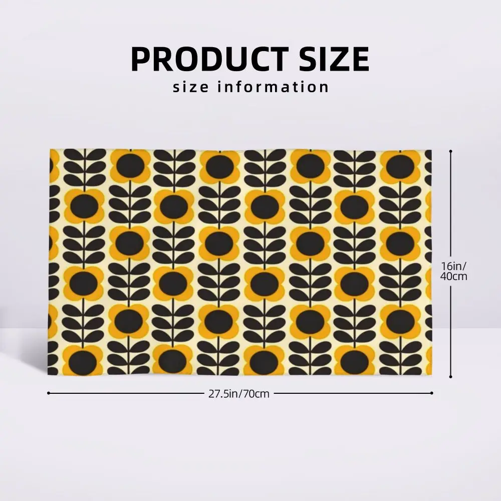 Orla Kiely Flower Face Towel Personalized Super Soft Cotton Bath Towels