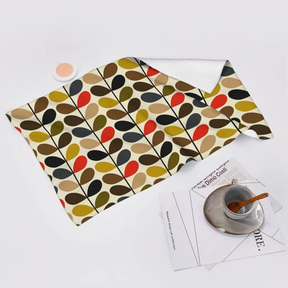 Orla Kiely Flower Face Towel Personalized Super Soft Cotton Bath Towels