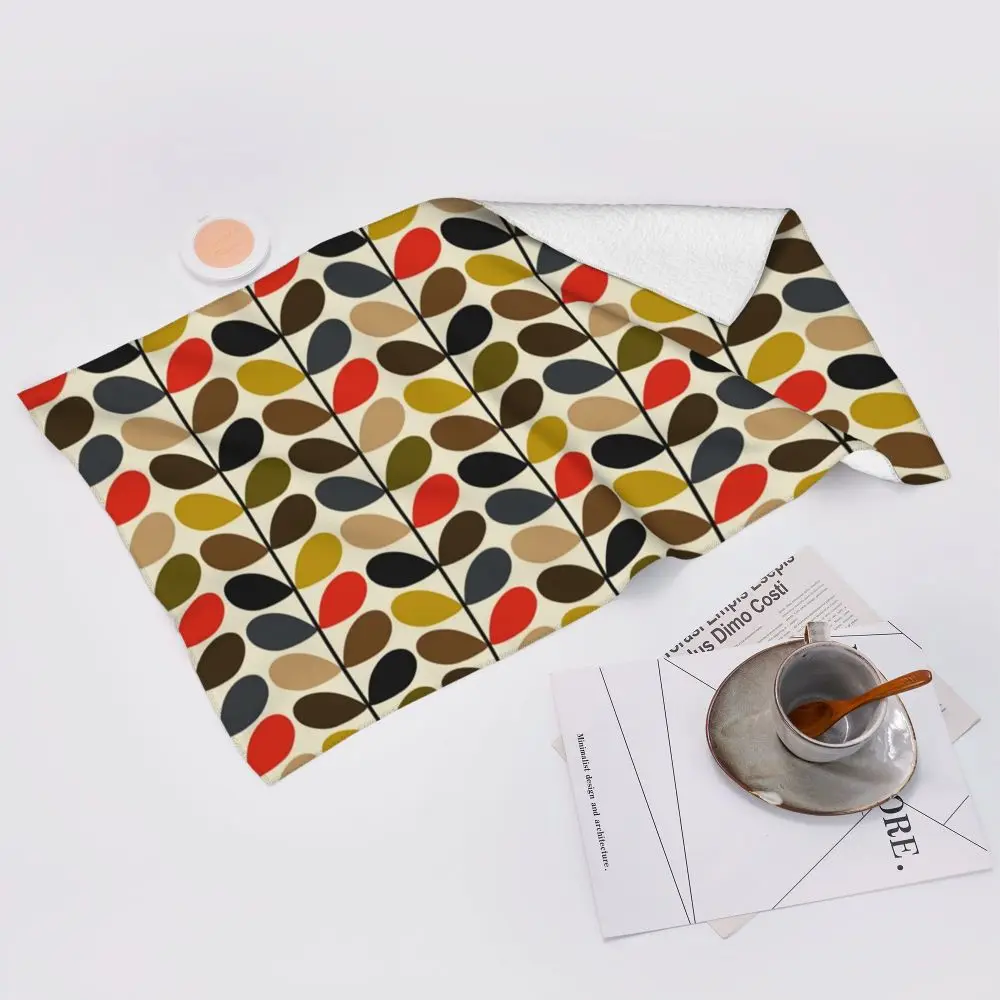 Orla Kiely Flower Face Towel Personalized Super Soft Cotton Bath Towels