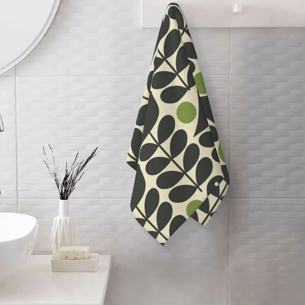 Orla Kiely Flower Face Towel Personalized Super Soft Cotton Bath Towels