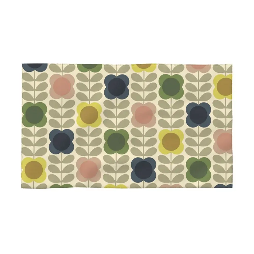 Orla Kiely Flower Face Towel Personalized Super Soft Cotton Bath Towels