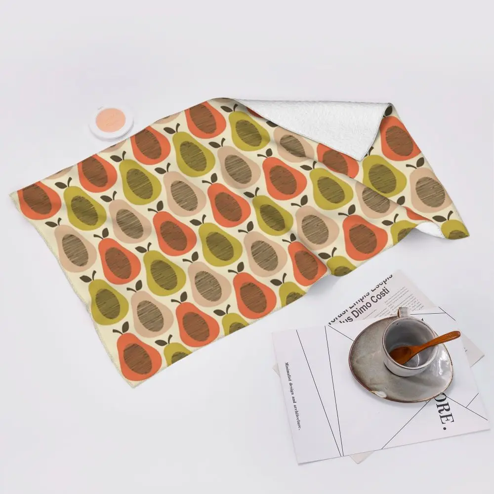 Orla Kiely Flower Face Towel Personalized Super Soft Cotton Bath Towels