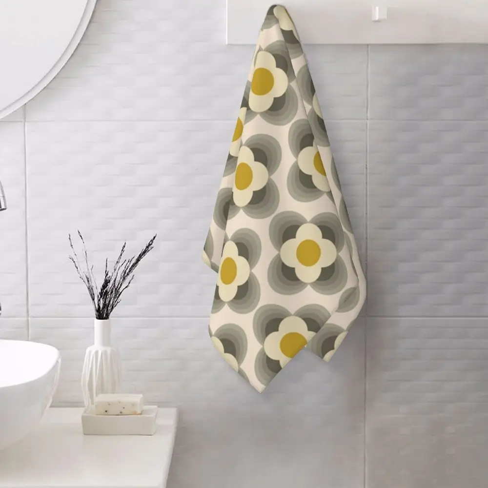 Orla Kiely Flower Face Towel Personalized Super Soft Cotton Bath Towels