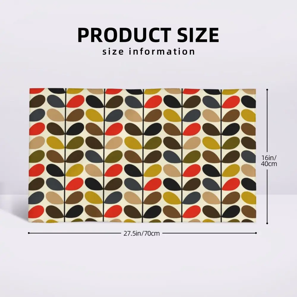 Orla Kiely Flower Face Towel Personalized Super Soft Cotton Bath Towels