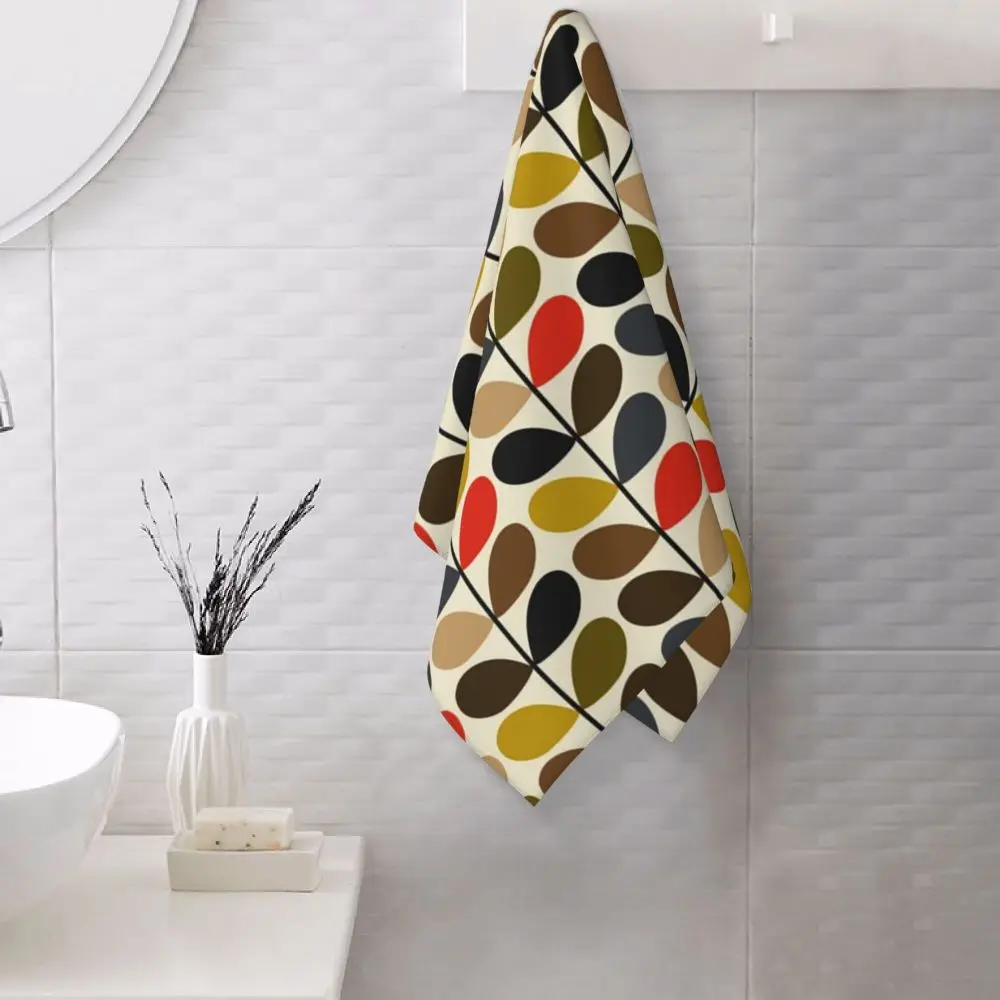 Orla Kiely Flower Face Towel Personalized Super Soft Cotton Bath Towels