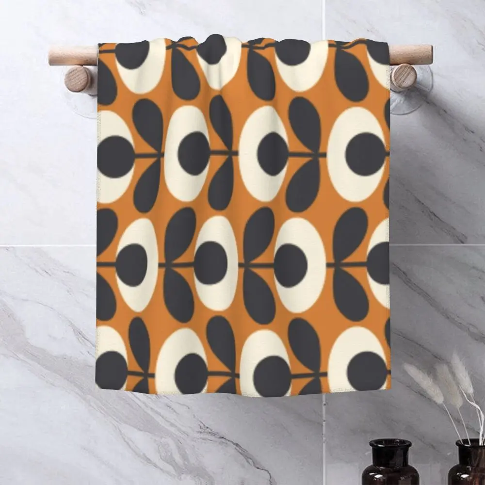 Orla Kiely Flower Face Towel Personalized Super Soft Cotton Bath Towels