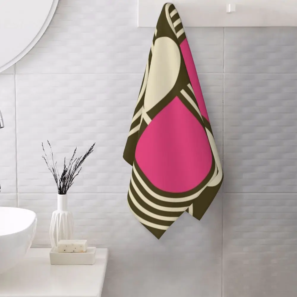 Orla Kiely Flower Face Towel Personalized Super Soft Cotton Bath Towels