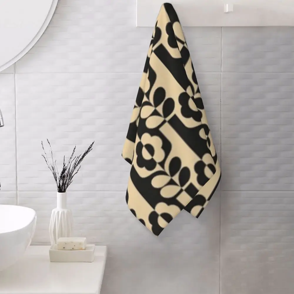Orla Kiely Flower Face Towel Personalized Super Soft Cotton Bath Towels