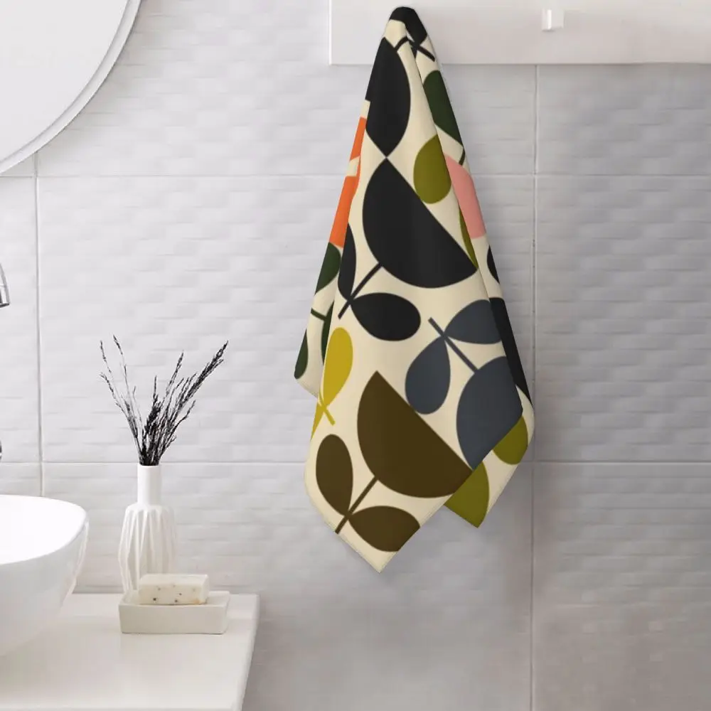 Orla Kiely Flower Face Towel Personalized Super Soft Cotton Bath Towels