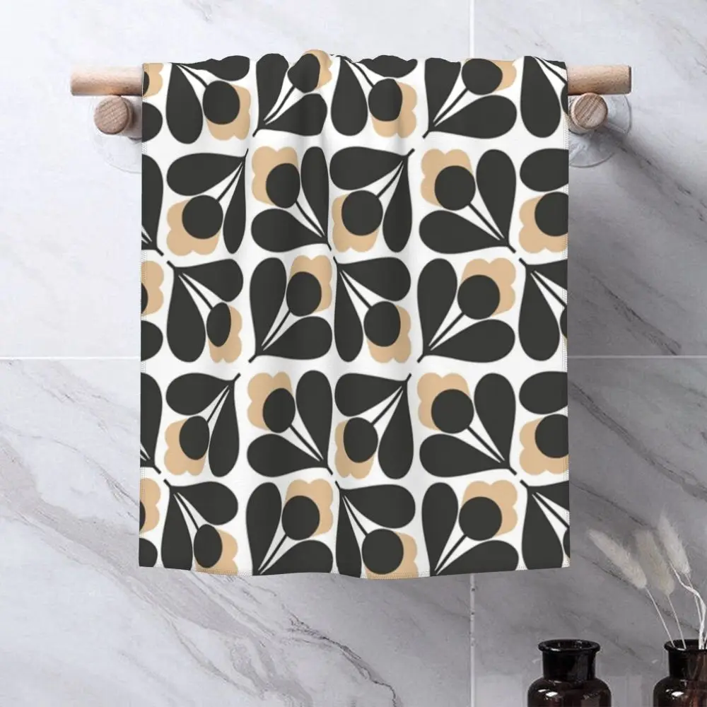 Orla Kiely Flower Face Towel Personalized Super Soft Cotton Bath Towels