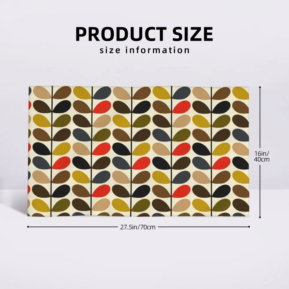 Orla Kiely Flower Face Towel Personalized Super Soft Cotton Bath Towels