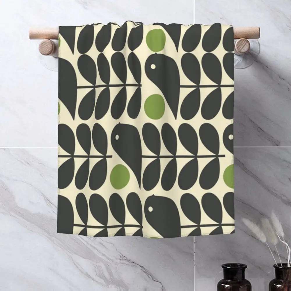 Orla Kiely Flower Face Towel Personalized Super Soft Cotton Bath Towels