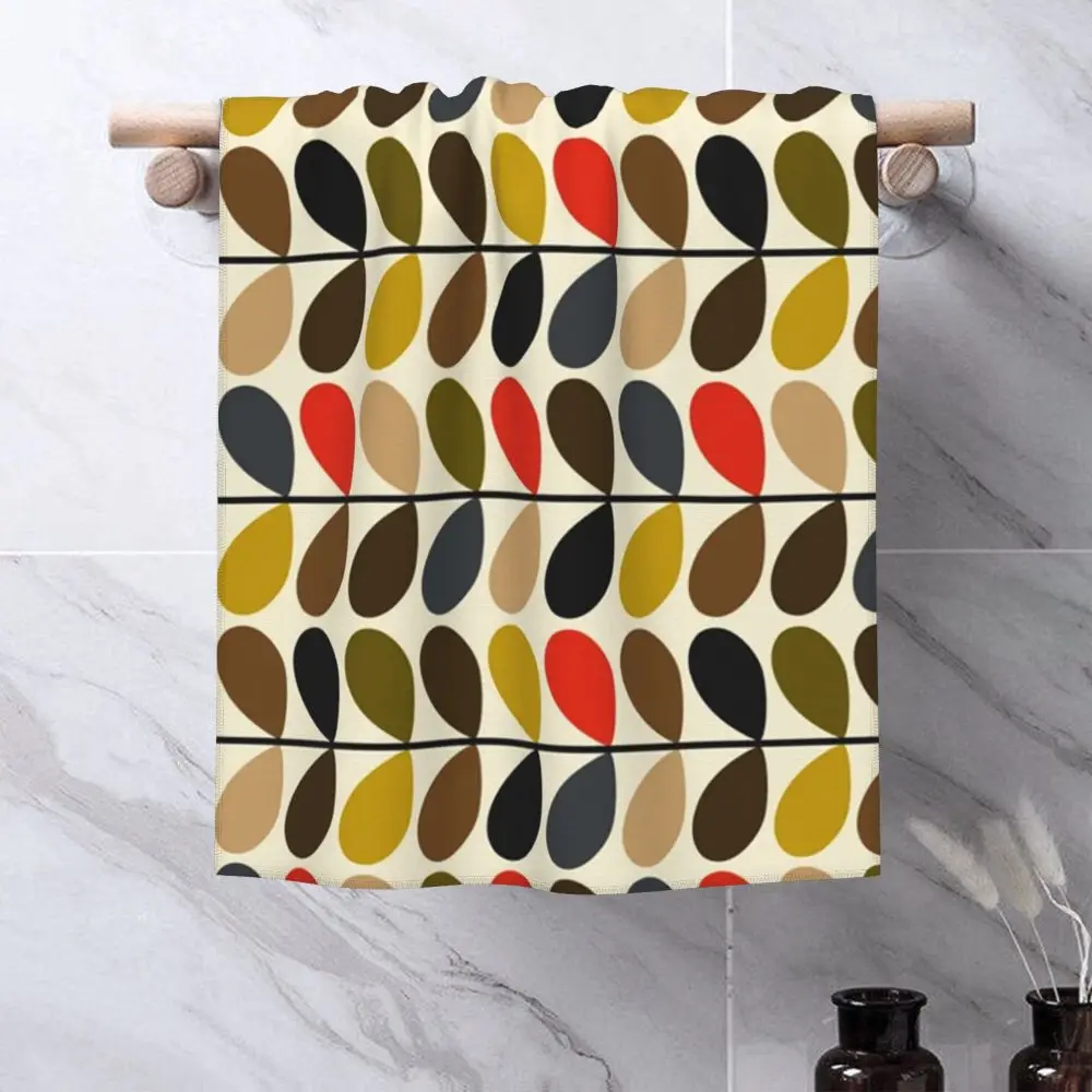 Orla Kiely Flower Face Towel Personalized Super Soft Cotton Bath Towels