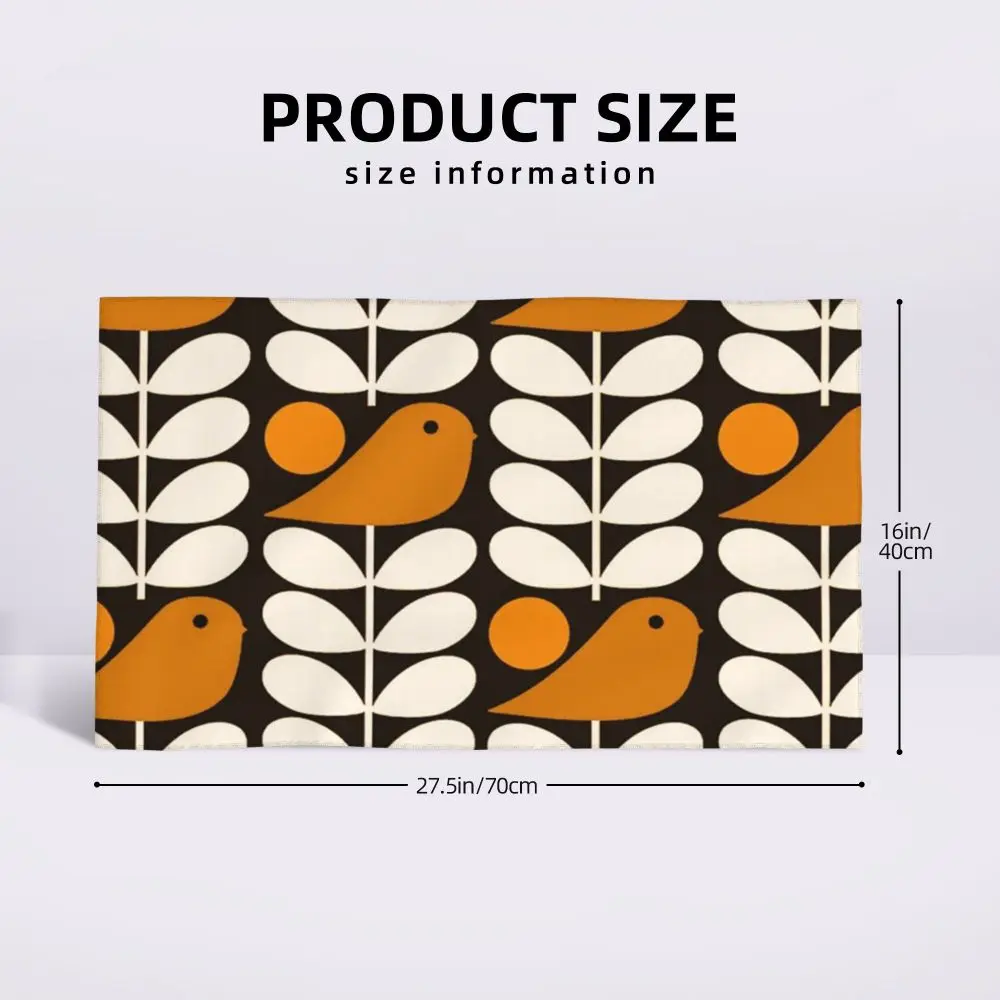 Orla Kiely Flower Face Towel Personalized Super Soft Cotton Bath Towels