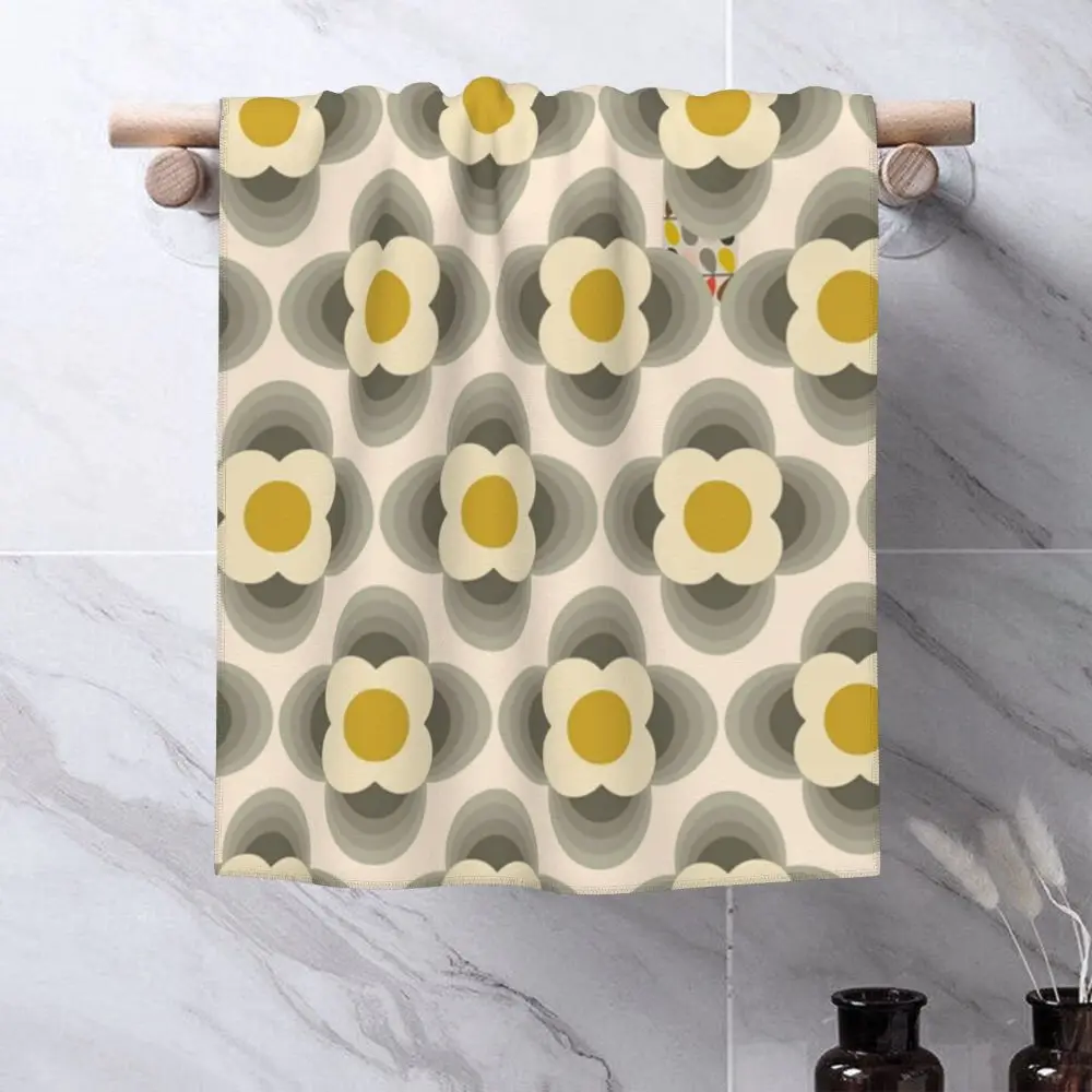 Orla Kiely Flower Face Towel Personalized Super Soft Cotton Bath Towels