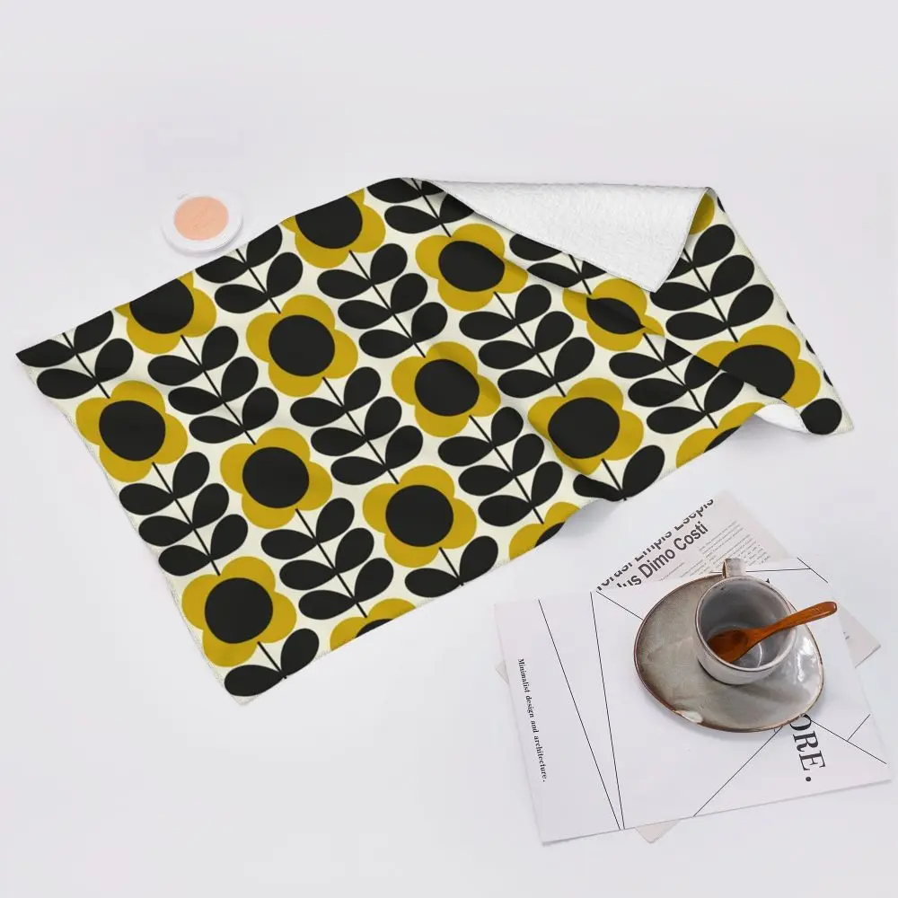 Orla Kiely Flower Face Towel Personalized Super Soft Cotton Bath Towels