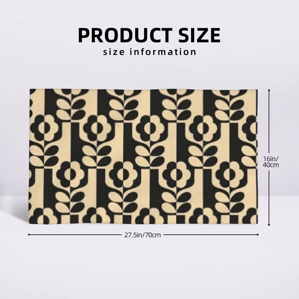 Orla Kiely Flower Face Towel Personalized Super Soft Cotton Bath Towels