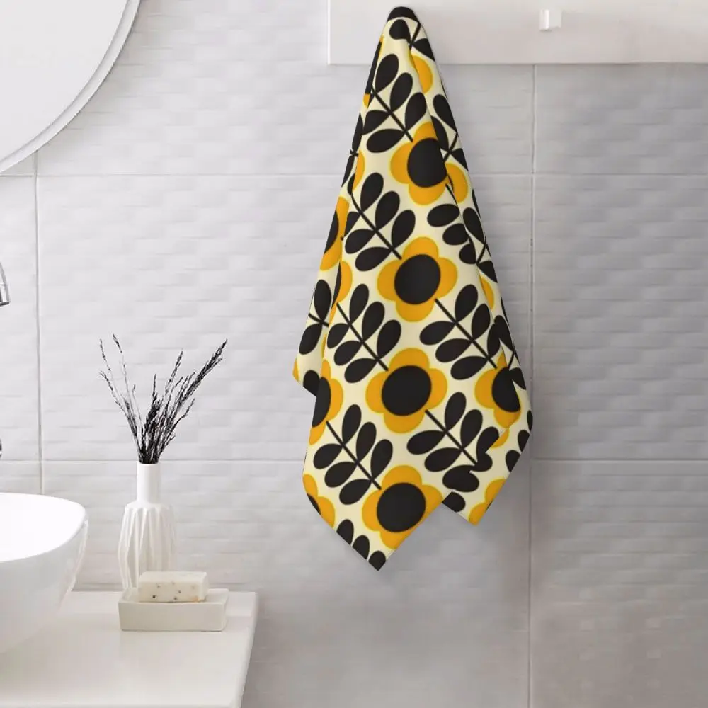 Orla Kiely Flower Face Towel Personalized Super Soft Cotton Bath Towels