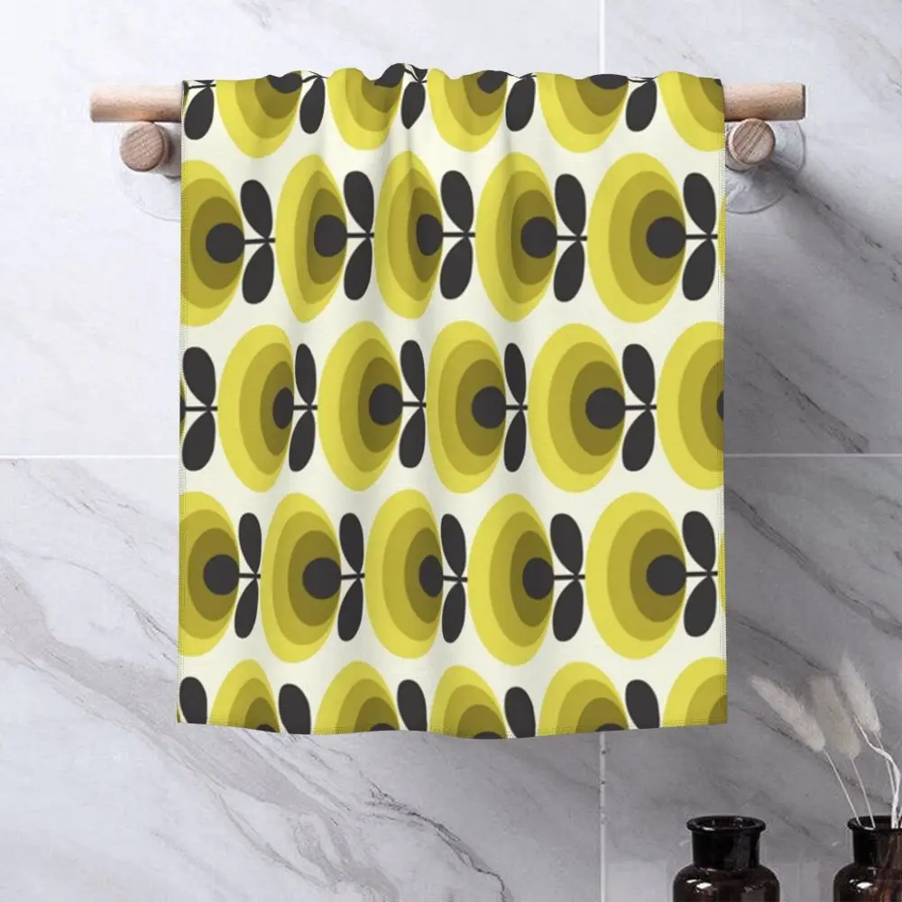 Orla Kiely Flower Face Towel Personalized Super Soft Cotton Bath Towels