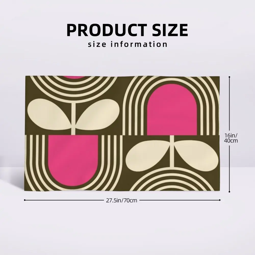 Orla Kiely Flower Face Towel Personalized Super Soft Cotton Bath Towels