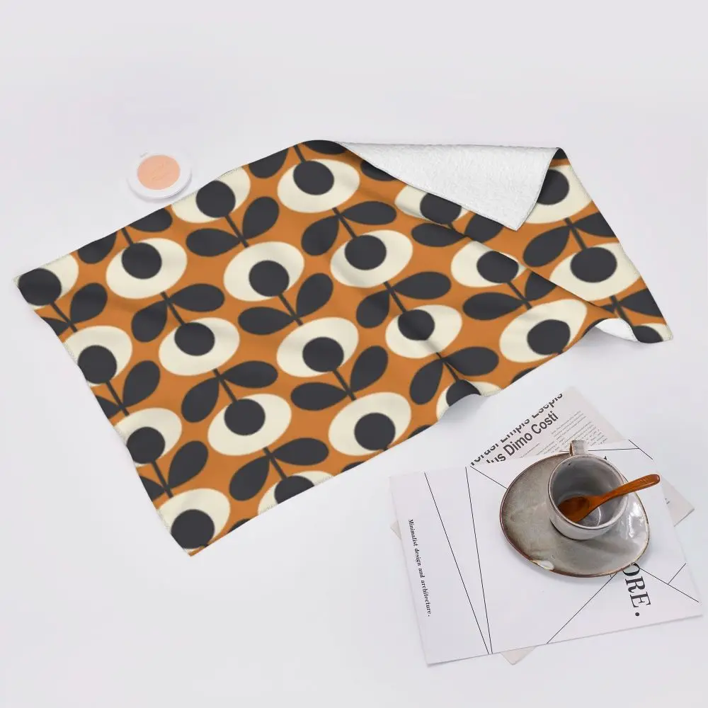 Orla Kiely Flower Face Towel Personalized Super Soft Cotton Bath Towels