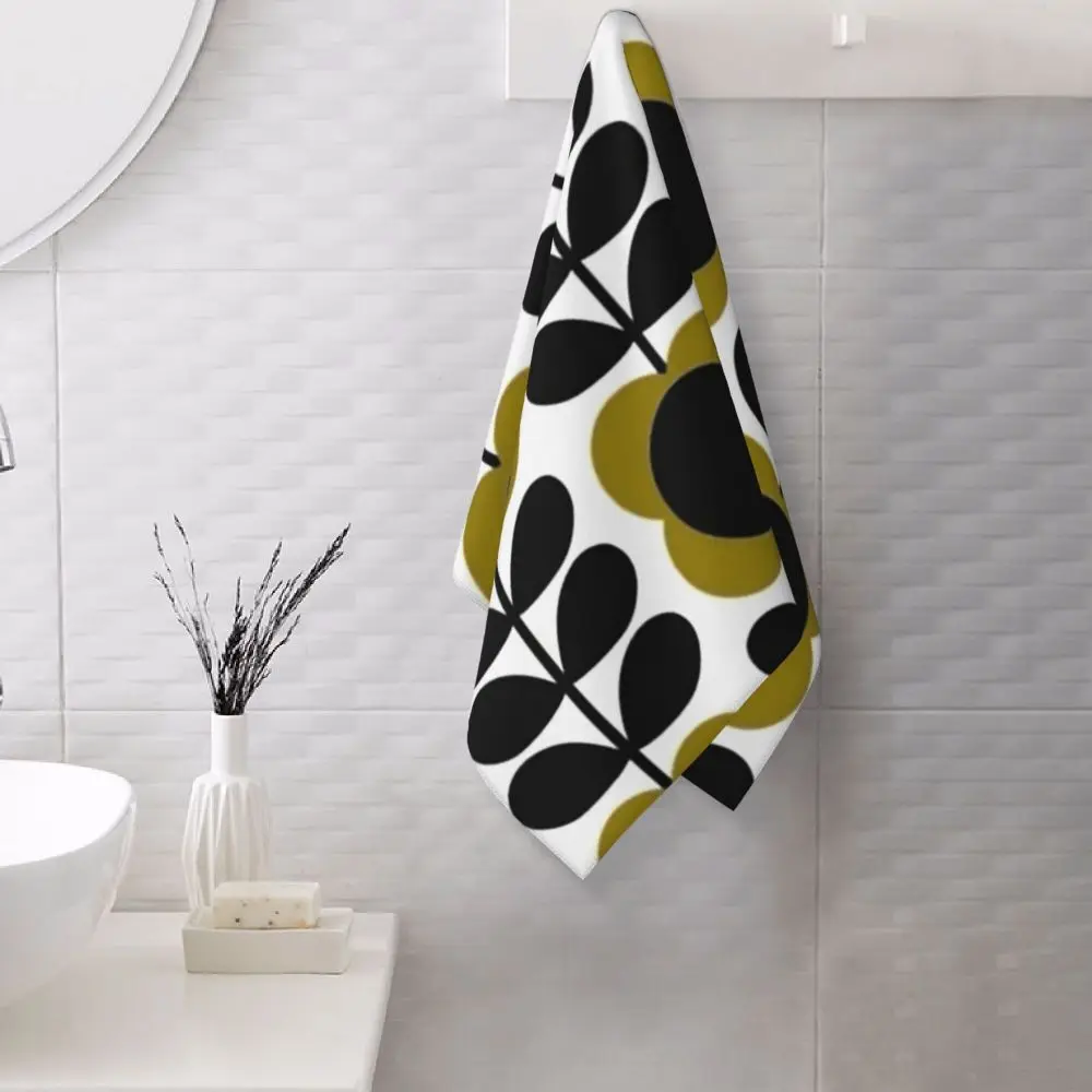 Orla Kiely Flower Face Towel Personalized Super Soft Cotton Bath Towels