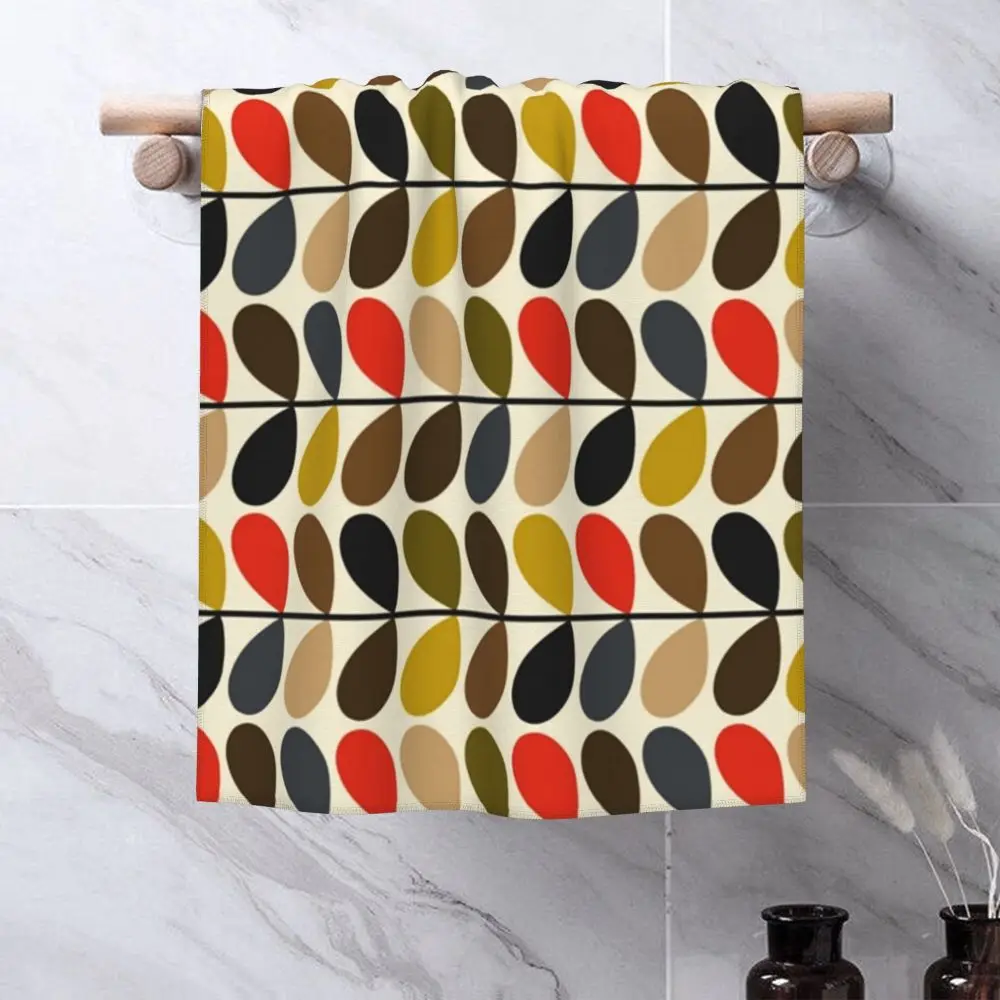 Orla Kiely Flower Face Towel Personalized Super Soft Cotton Bath Towels