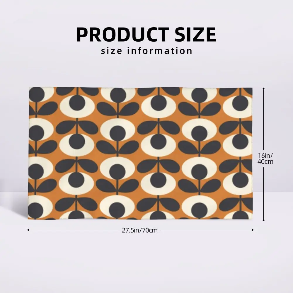 Orla Kiely Flower Face Towel Personalized Super Soft Cotton Bath Towels