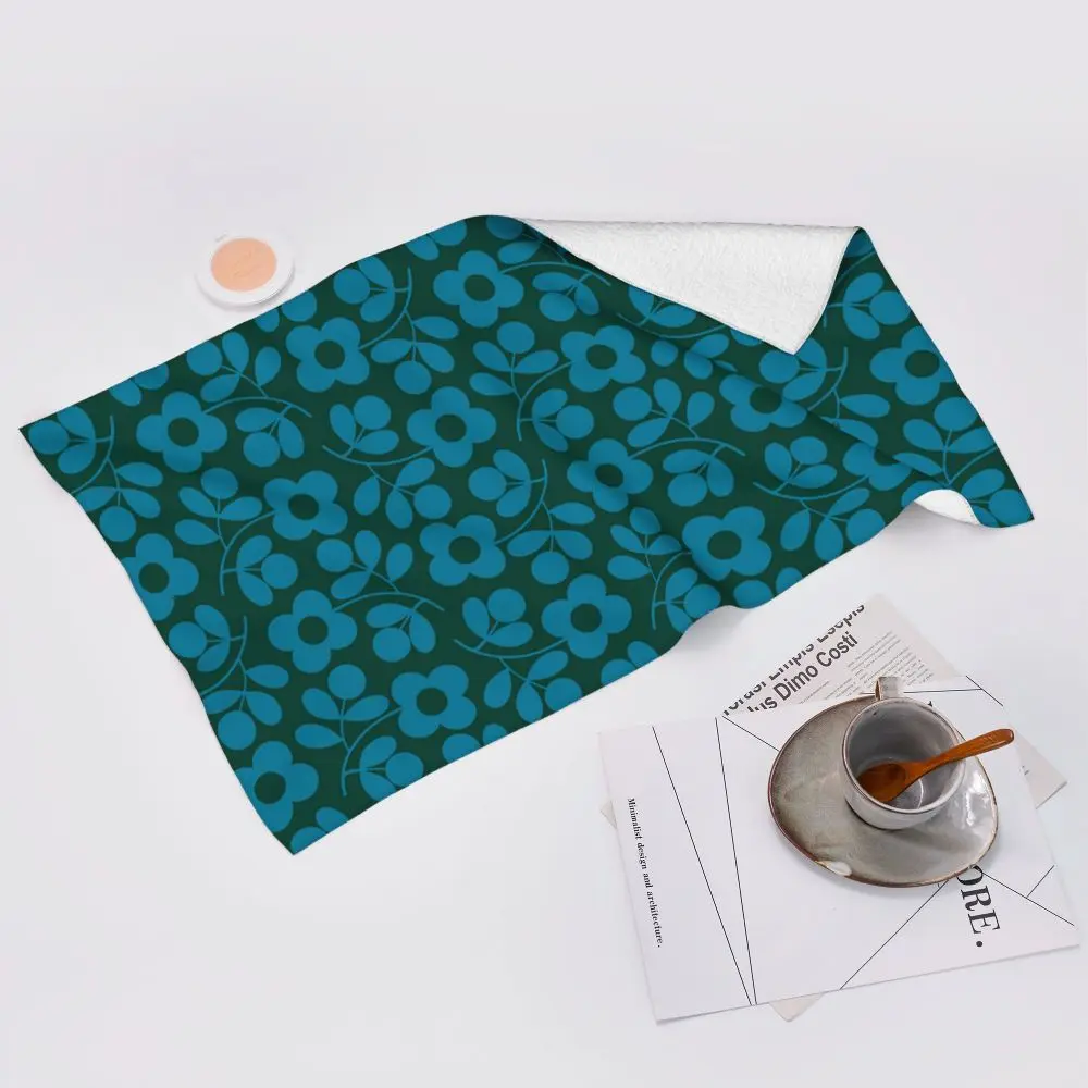Orla Kiely Flower Face Towel Personalized Super Soft Cotton Bath Towels