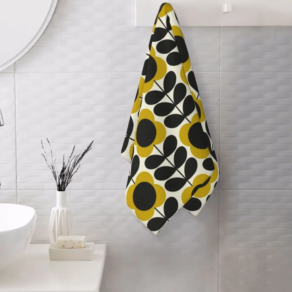 Orla Kiely Flower Face Towel Personalized Super Soft Cotton Bath Towels