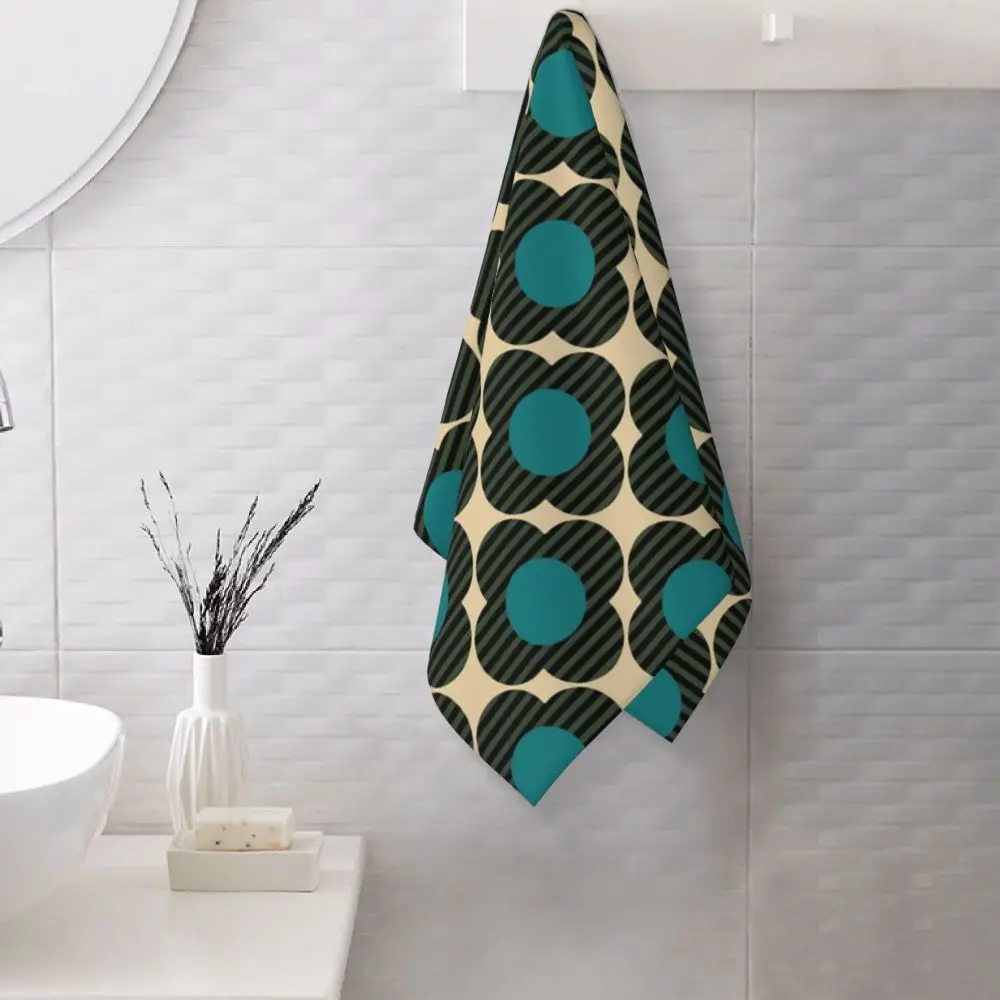 Orla Kiely Flower Face Towel Personalized Super Soft Cotton Bath Towels