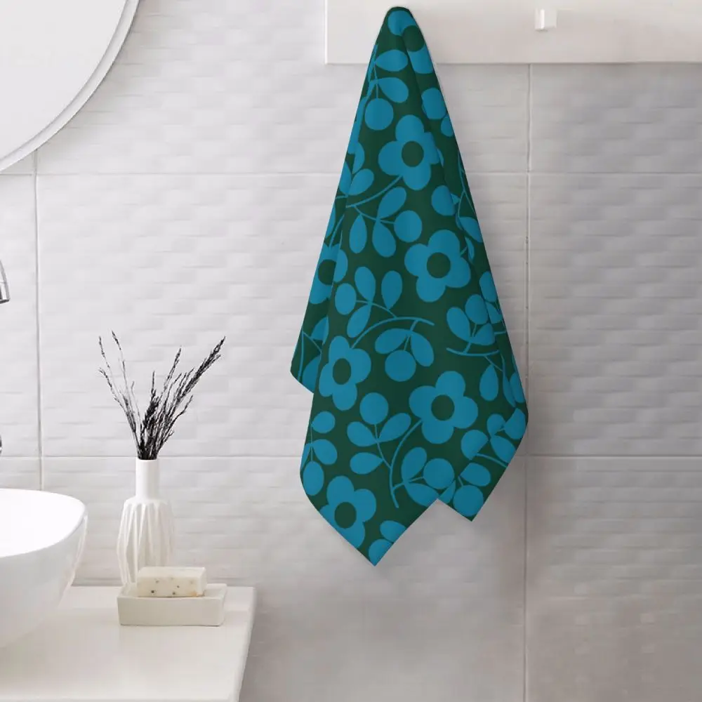 Orla Kiely Flower Face Towel Personalized Super Soft Cotton Bath Towels