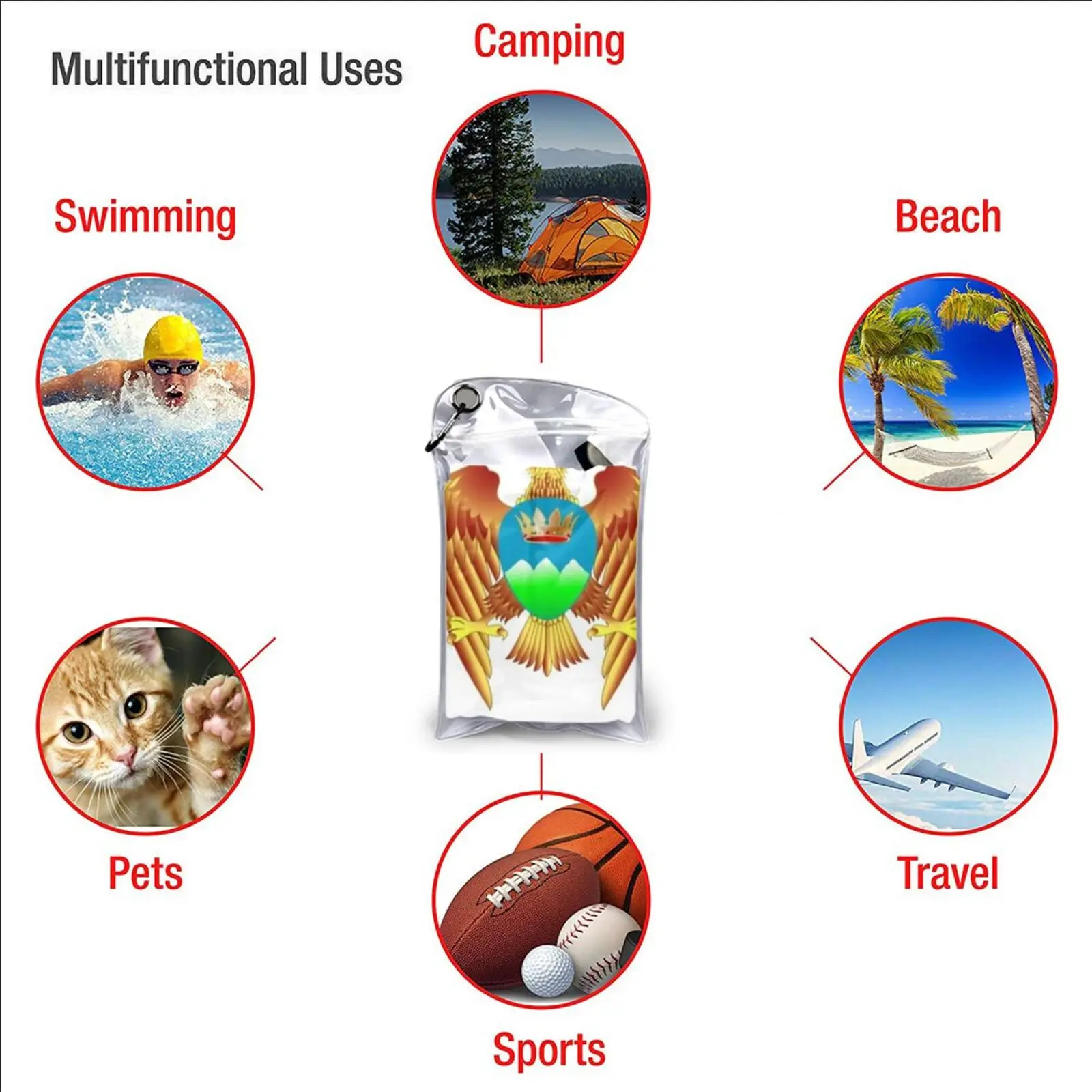 Catanzaro-Coat Of Arms Custom Towel Bath Towel