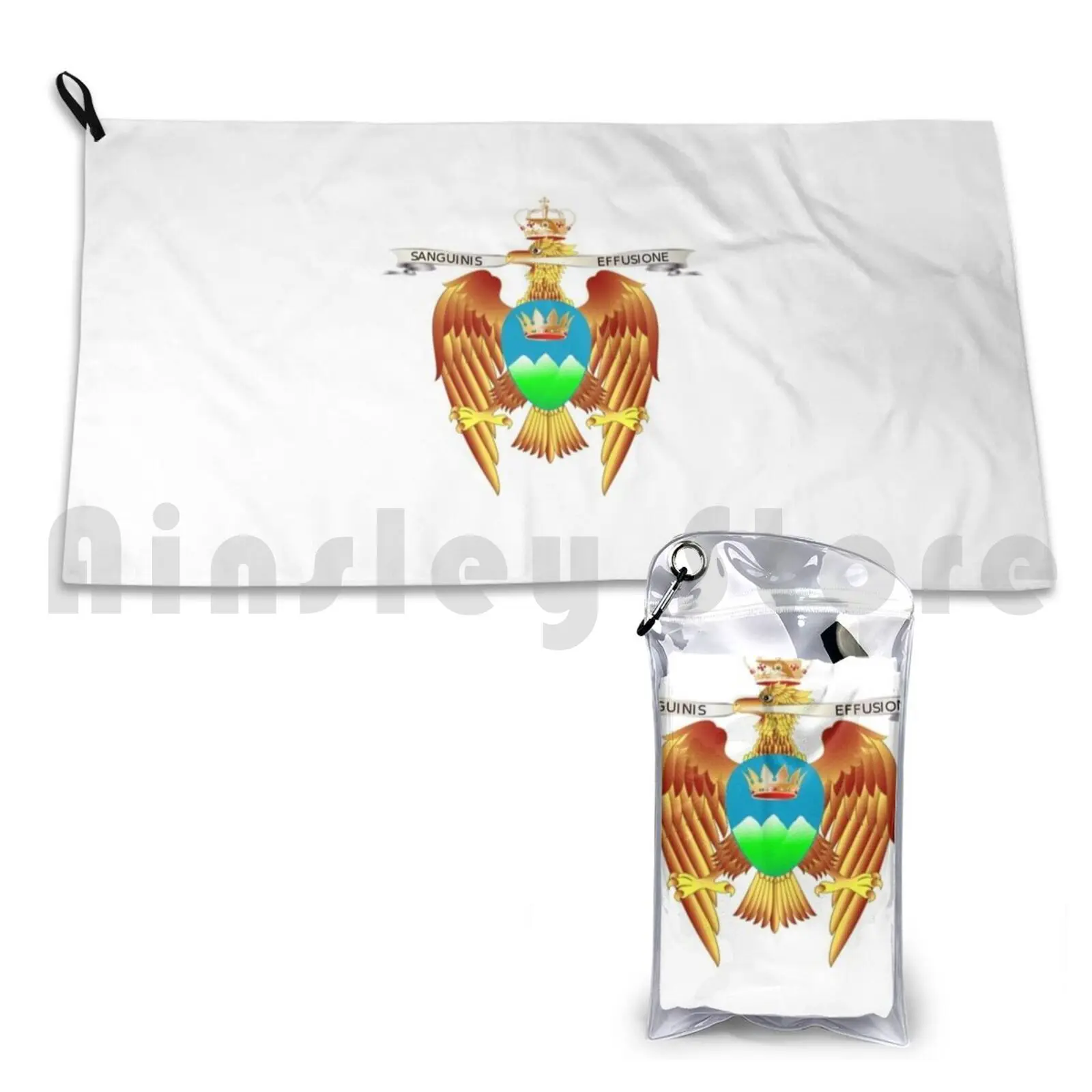 Catanzaro-Coat Of Arms Custom Towel Bath Towel