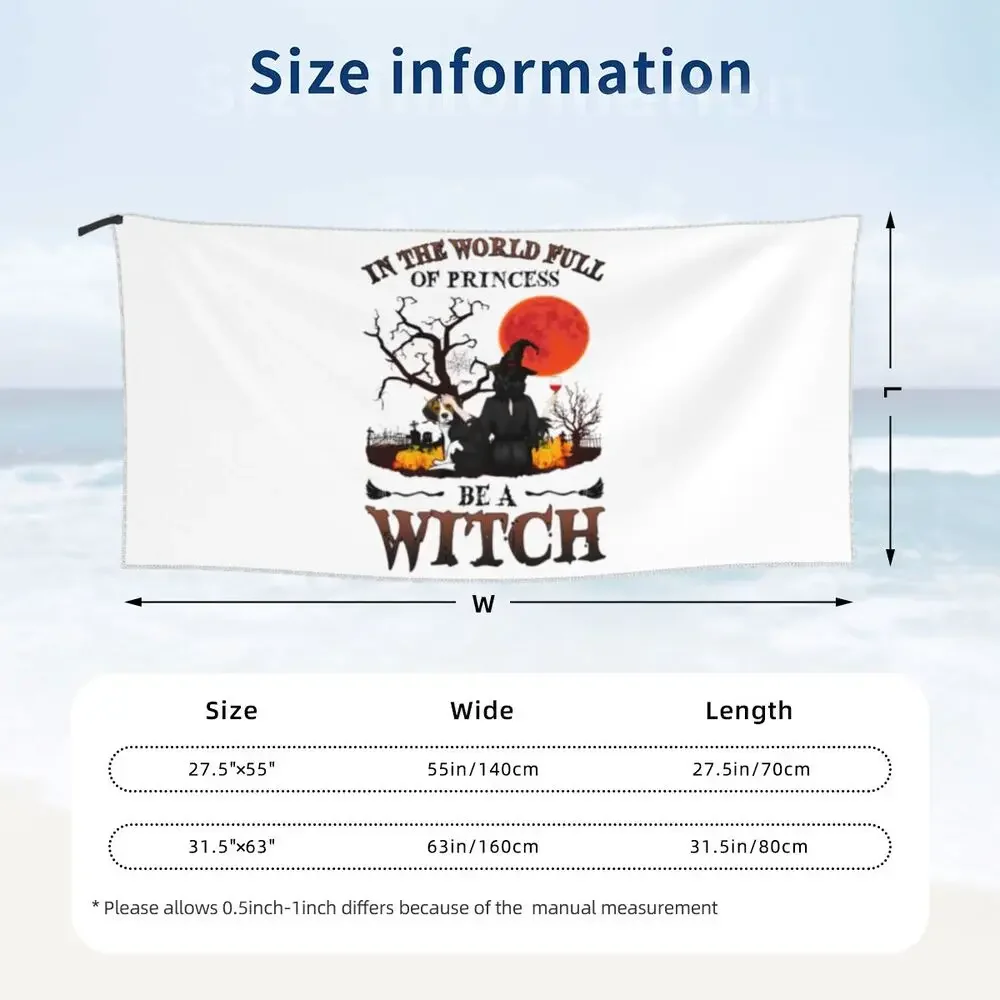 Happy Couch Dog Cute Beagle Beach Towel Soft Microfiber Quick Dry Absorbent Quick Towels For Bath