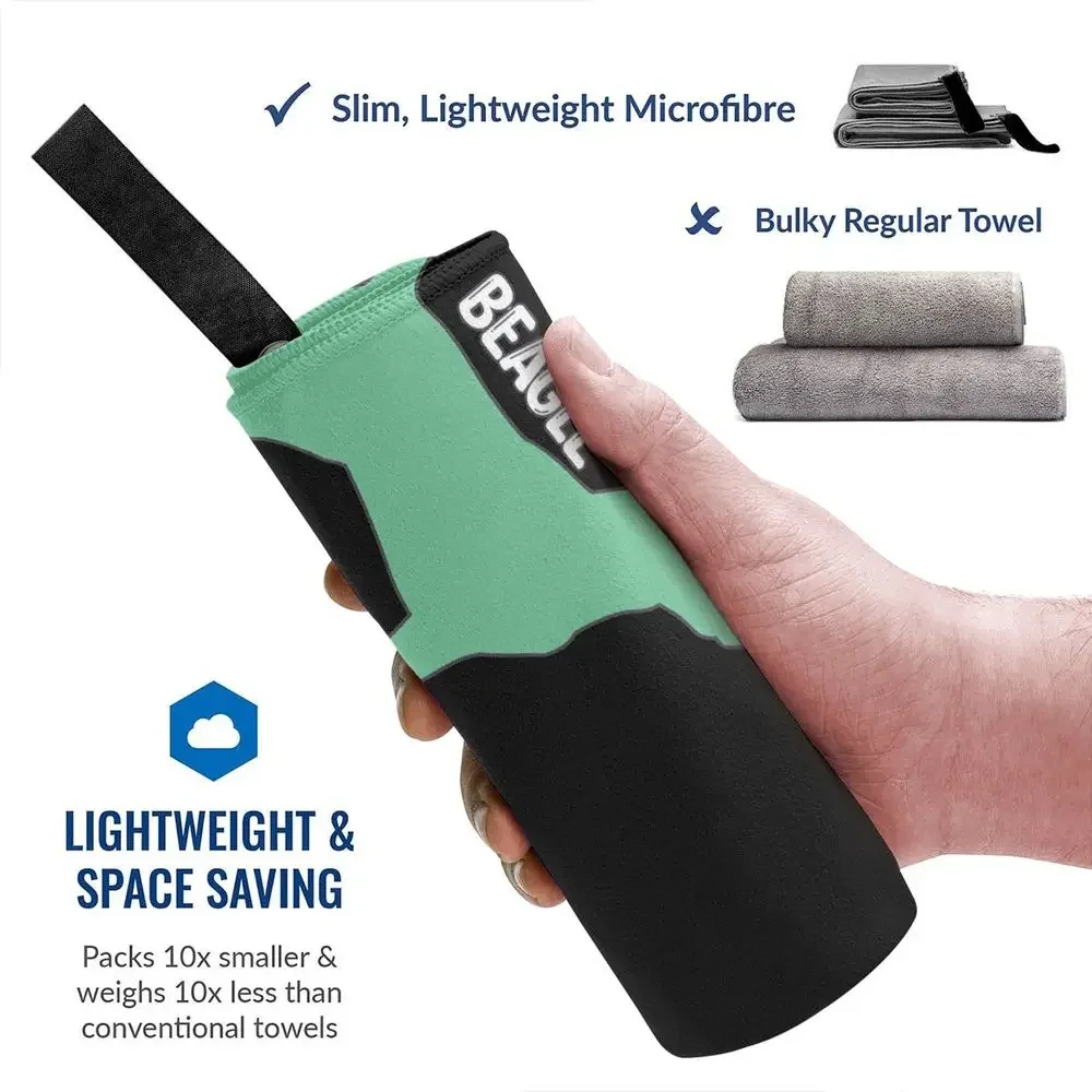 Happy Couch Dog Cute Beagle Beach Towel Soft Microfiber Quick Dry Absorbent Quick Towels For Bath